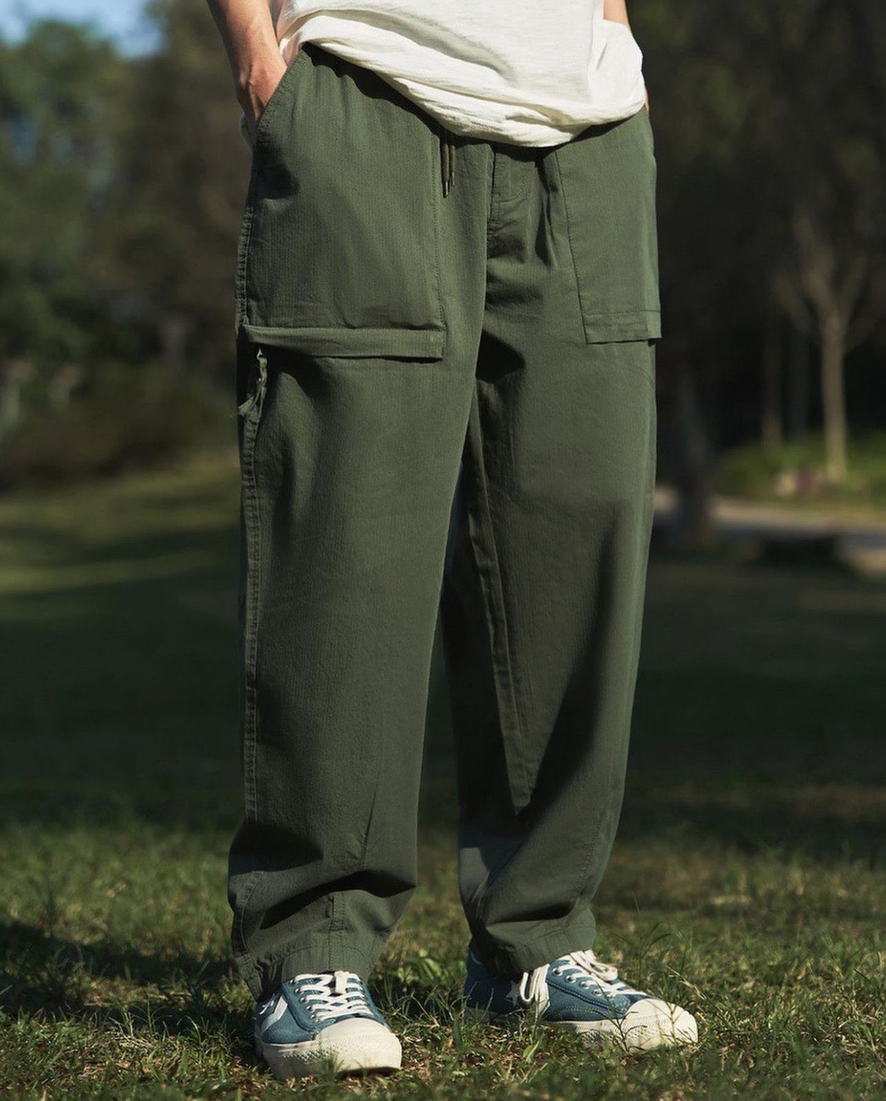 Patch Pocket Pants