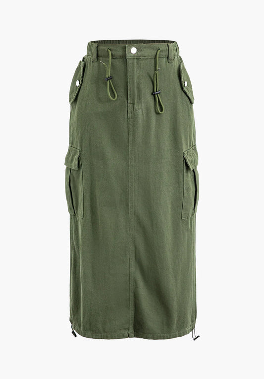 Noir Utility Skirt