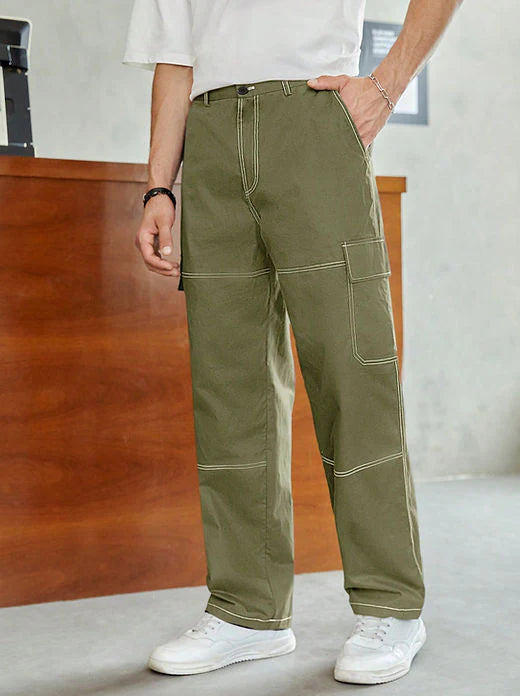 Contrast Stich Pants