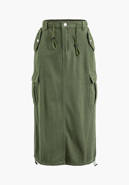 Noir Utility Skirt
