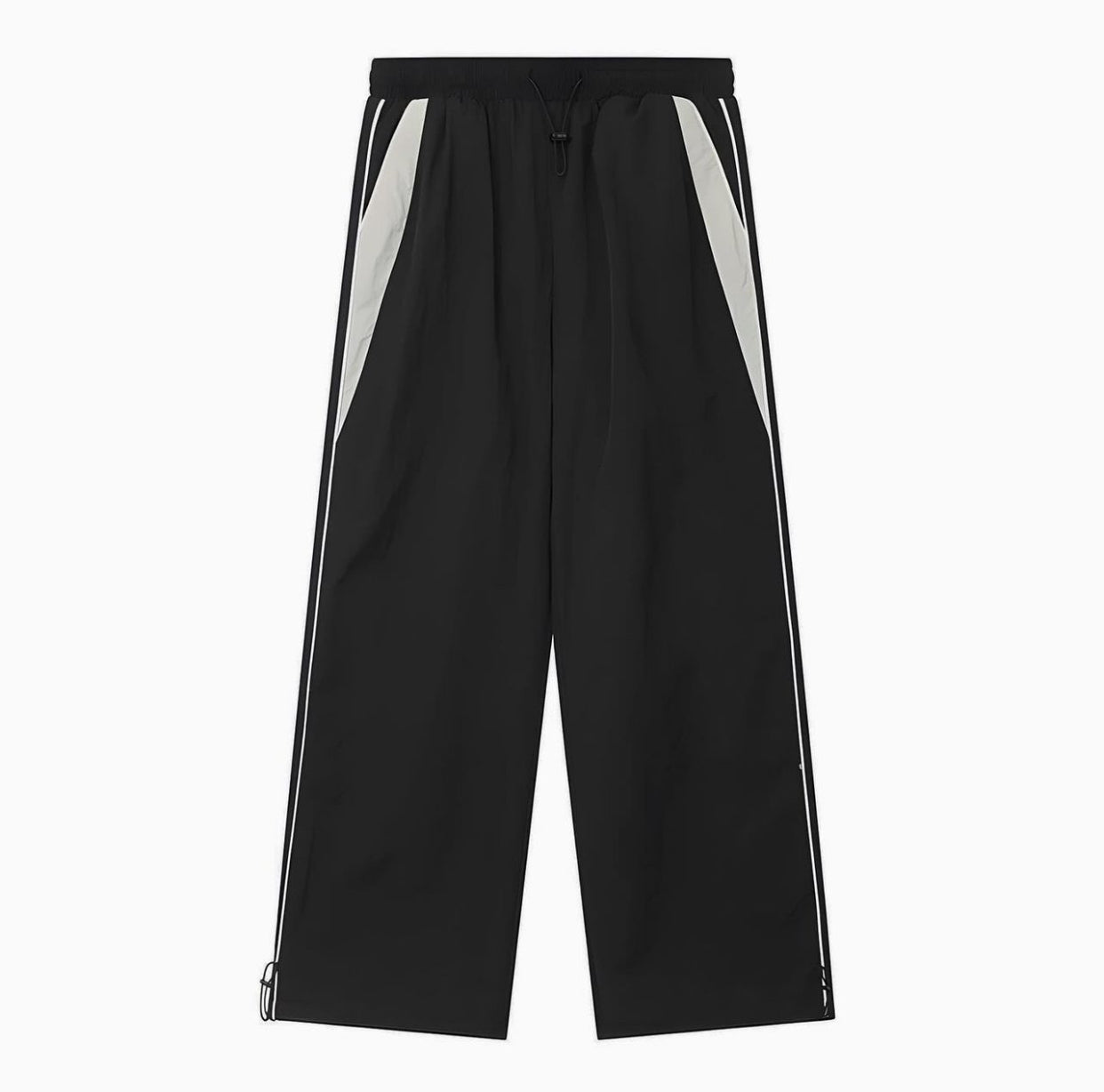 Black Panel Pants