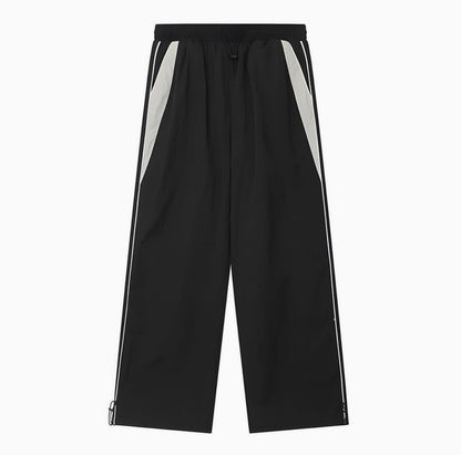 Black Panel Pants