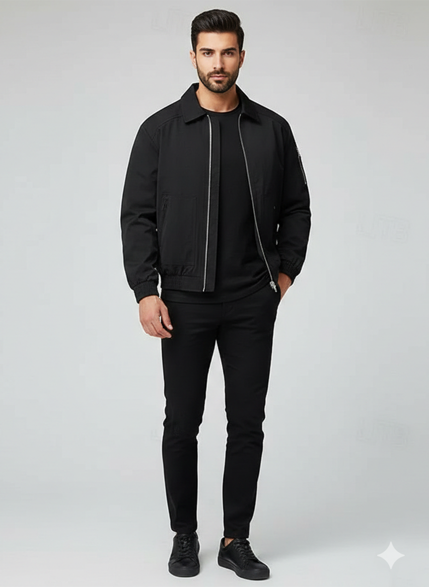 Zip-up Workwear Jacket